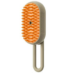 FurryFlows pet grooming brush removing loose fur from dog
